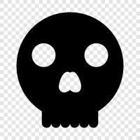 death, morbid, gothic, dark icon svg