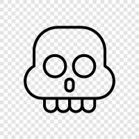 death, skulls, death metal, dark icon svg