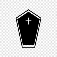 Death, funeral, burial, memorial icon svg