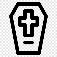 death, funerals, memorial, burial icon svg