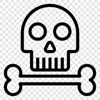 death, skulls, death skull, death head icon svg