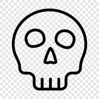 death, horror, death metal, gothic icon svg