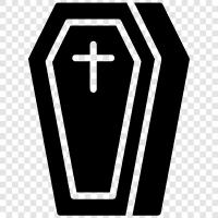 tod, bestattung, trauern, Coffin symbol