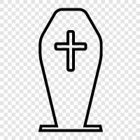 death, burial, memorial, headstone icon svg