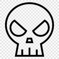 death, skulls, death metal, metal icon svg