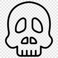 death, gore, violence, skeleton icon svg