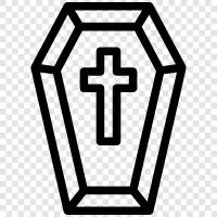 death, funeral, burial, mausoleum icon svg