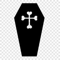 death, burial, memorial, service icon svg