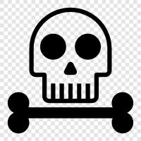 death, skull, death skull, death head icon svg