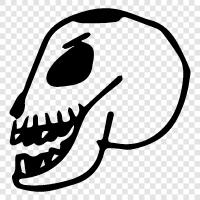 death, skull, deathly, grim icon svg