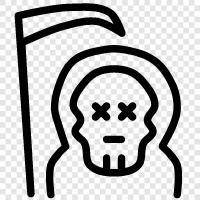 death, reaper, soul, grim icon svg