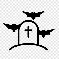 Tod, tot, Friedhof, Begräbnis symbol