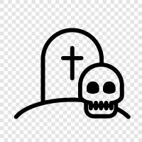 death, dead, cemetery, burial icon svg