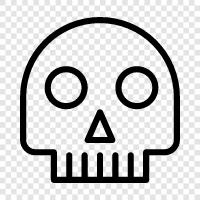 death, bones, graveyard, murder icon svg