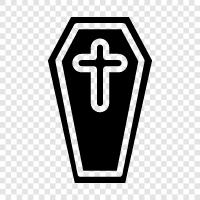 death, burial, burial customs, death rites icon svg