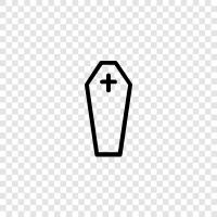 death, burial, funeral, embalming icon svg