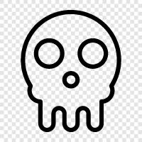 death, skull cupcakes, death cake, death cookies icon svg