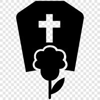 death, cemetery, burial, gravestone icon svg