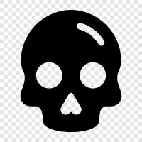 death, violence, gore, skulls icon svg