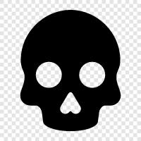 death, violence, gore, skulls icon svg