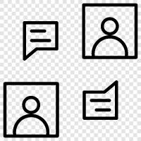 debate, argument, dialogue, conversation icon svg