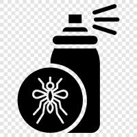 DEET, bug spray, insect repellent for clothing, insect repellent icon svg