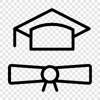 degree, certificate, diploma, transcript icon svg