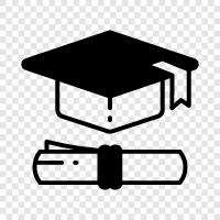 degree, academic, college, university icon svg