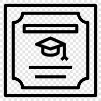 degree, online, online education, online degrees icon svg