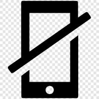 Delete, Mobile, Delete on Mobile, Delete on Mobile Phone ikon svg