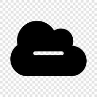 Cloud löschen, Konto löschen, Dateien löschen, Fotos löschen symbol