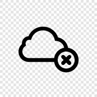data, delete online, delete online account, delete online files ikon svg