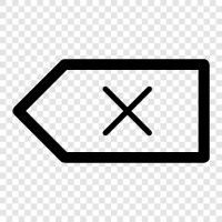 Delete, Delete key, Backspace key, Delete key on keyboard icon svg