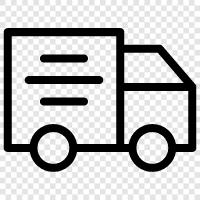 delivery, truck, cargo, cargo truck icon svg