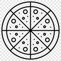 Lieferung, Belag, Pizzahütte, Pizza symbol