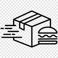 Delivery, Restaurants, Food, Take Out icon svg