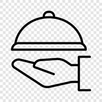 Delivery, Food, Eater, Restaurants icon svg