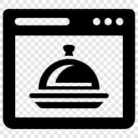 delivery food, take out food, order food icon svg