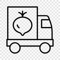 delivery services, delivery company, delivery man, delivery truck icon svg