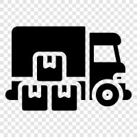 delivery, truck, transport, cargo icon svg