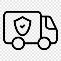 delivery truck driver, delivery truck rental, delivery truck company, delivery truck jobs icon svg