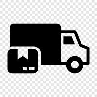 delivery truck driver, delivery trucking, truck delivery, trucking delivery icon svg