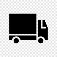 delivery truck driver, delivery trucking, truck delivery, trucking company icon svg