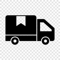 delivery truck, delivery, truck delivery, cargo delivery icon svg