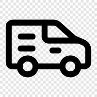 delivery trucking, trucking, trucking industry, trucking companies icon svg
