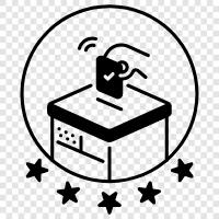 democracy, election, voting, polling icon svg