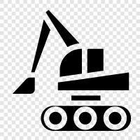 demolition, construction, heavy equipment, construction equipment icon svg