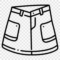 Denim Skirts, Jeans Skirt, Women s Denim Sk, Denim Skirt icon svg