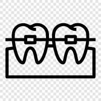 dental braces, orthodontic braces, retainer braces, Invis icon svg