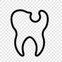 dental caries, dental disease, dental care, dental plaque icon svg